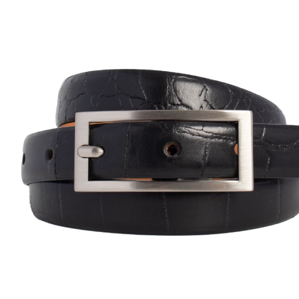Allie Crocodile Leather Belt