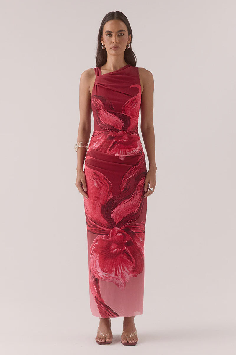 FLORENCE DRESS - RASPBERRY