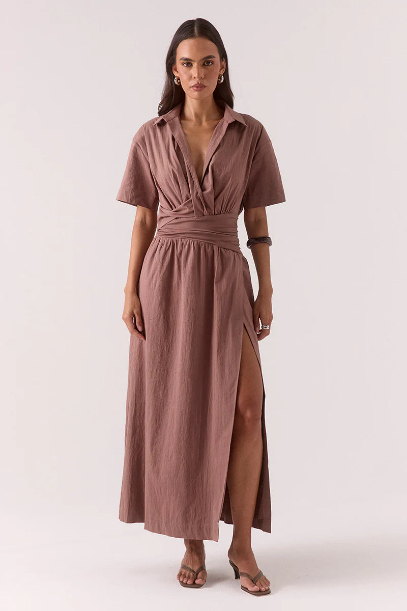 ATLAS DRESS - MOCHA