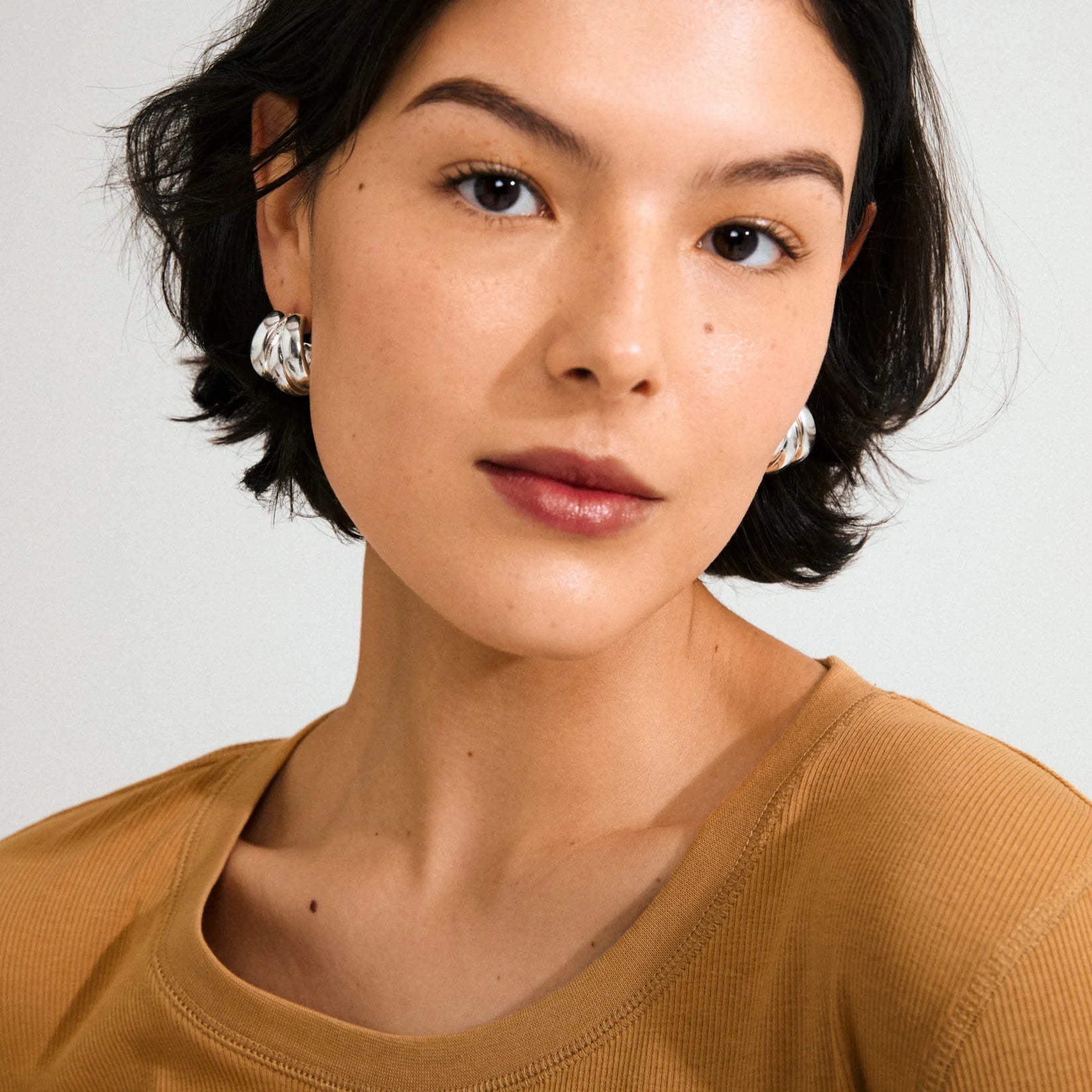 Damian Recycled Earrings - Gold Plated