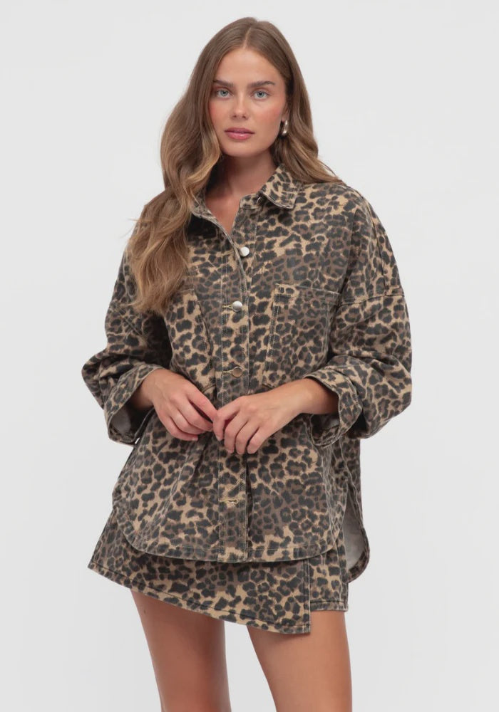 Leopard Print Shacket