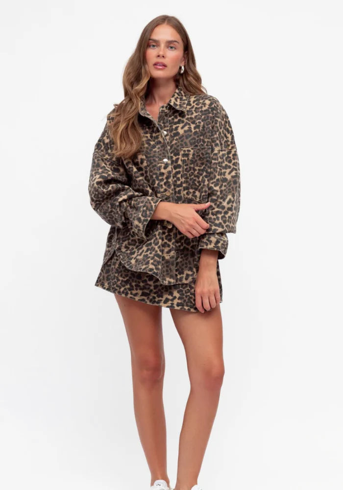 Leopard Print Shacket