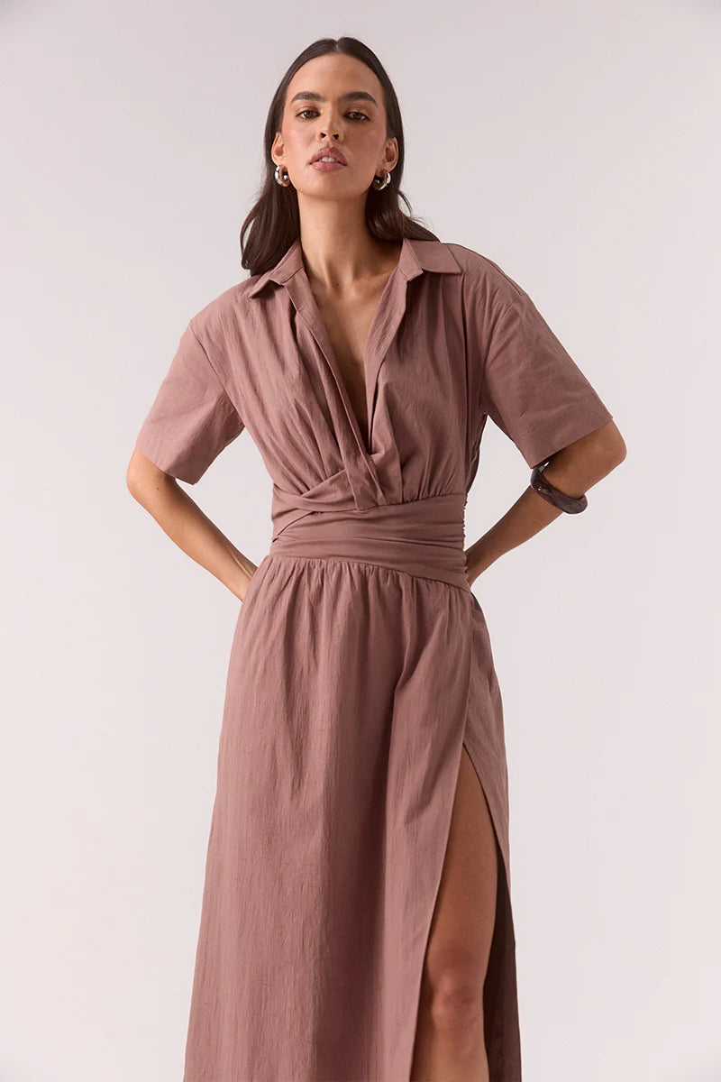 ATLAS DRESS - MOCHA