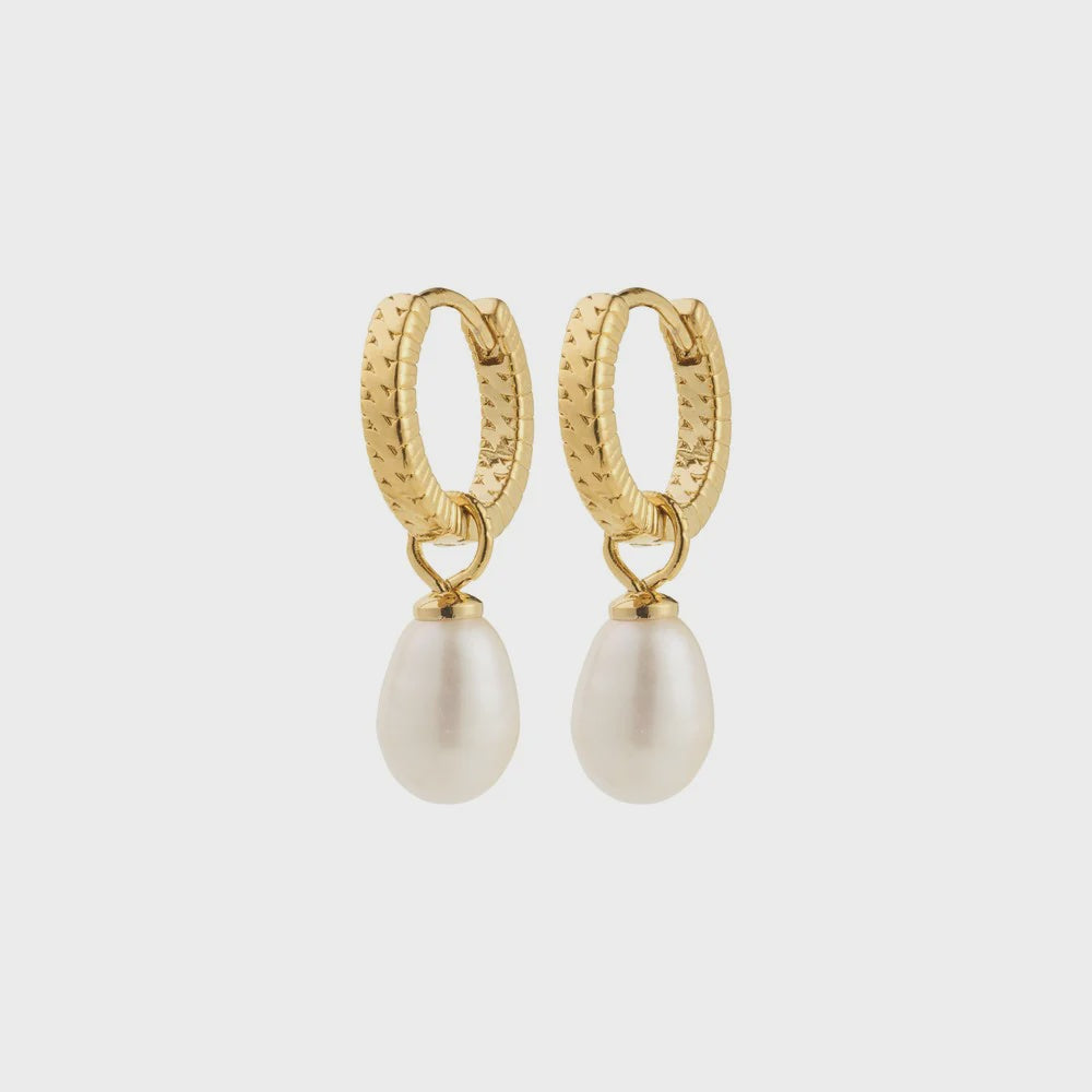 Elliana White Earrings