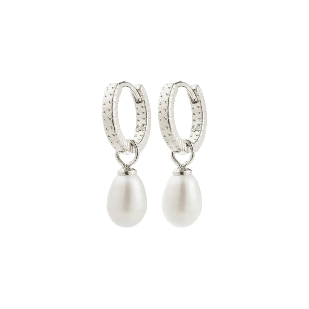 Elliana White Earrings