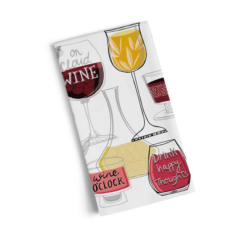 WerkShoppe - Wine Time - Cotton Tea Towel