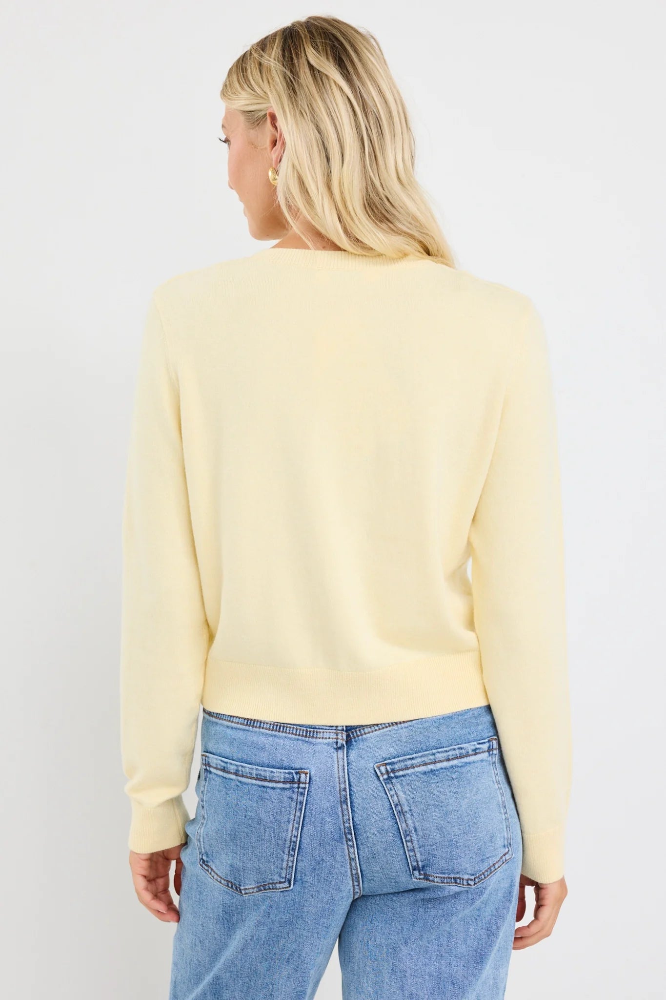 Allegiance Lemon Crewneck Cardigan Regular Price