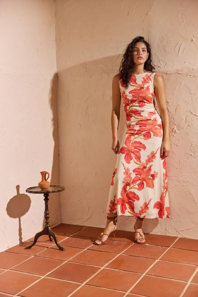 Mink Pink - ISLA MESH MIDI DRESS