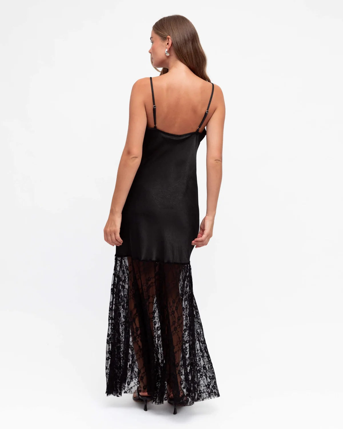Fade to Lace Dress - Black