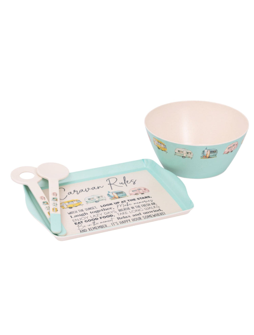 Caravan Bamboo Melamine Salad Servers