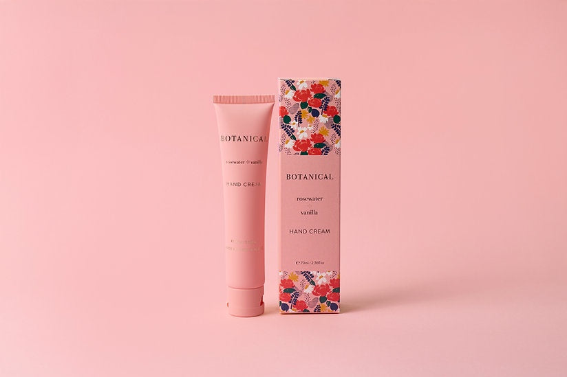 Botanical - Rosewater + Vanilla hand cream 70ml