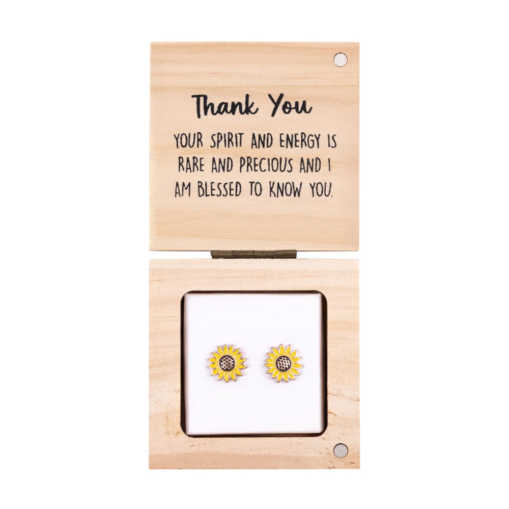 Heart & Soul Thank You Earrings
