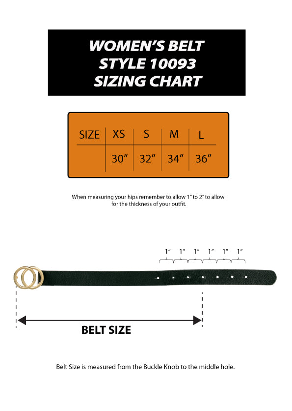 Allie Crocodile Leather Belt