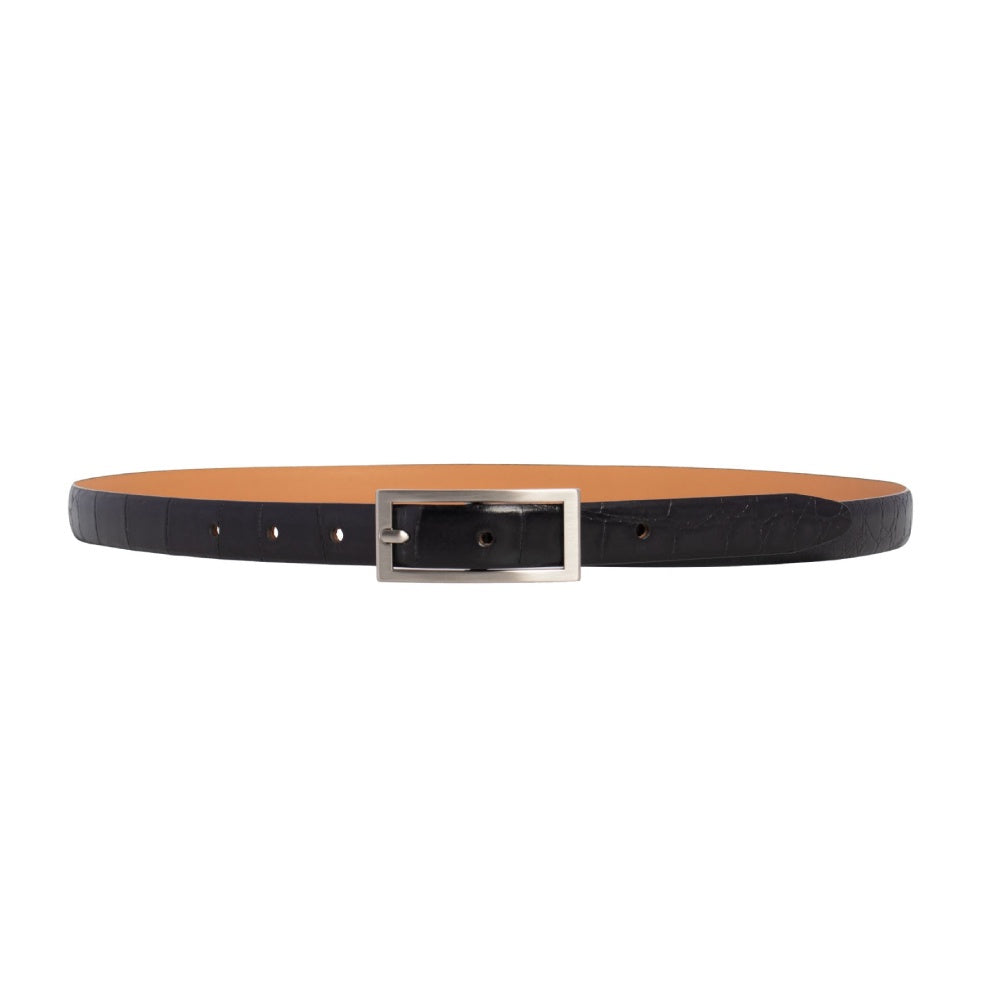 Allie Crocodile Leather Belt