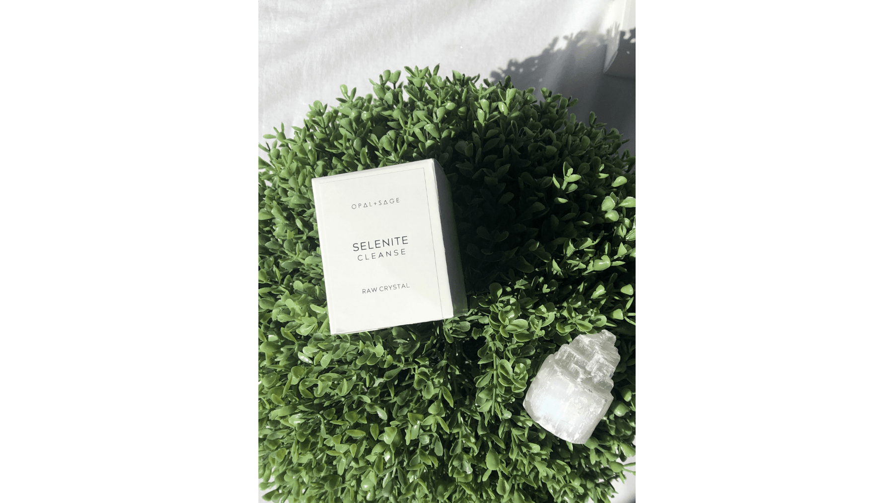 Selenite - raw boxed crystal