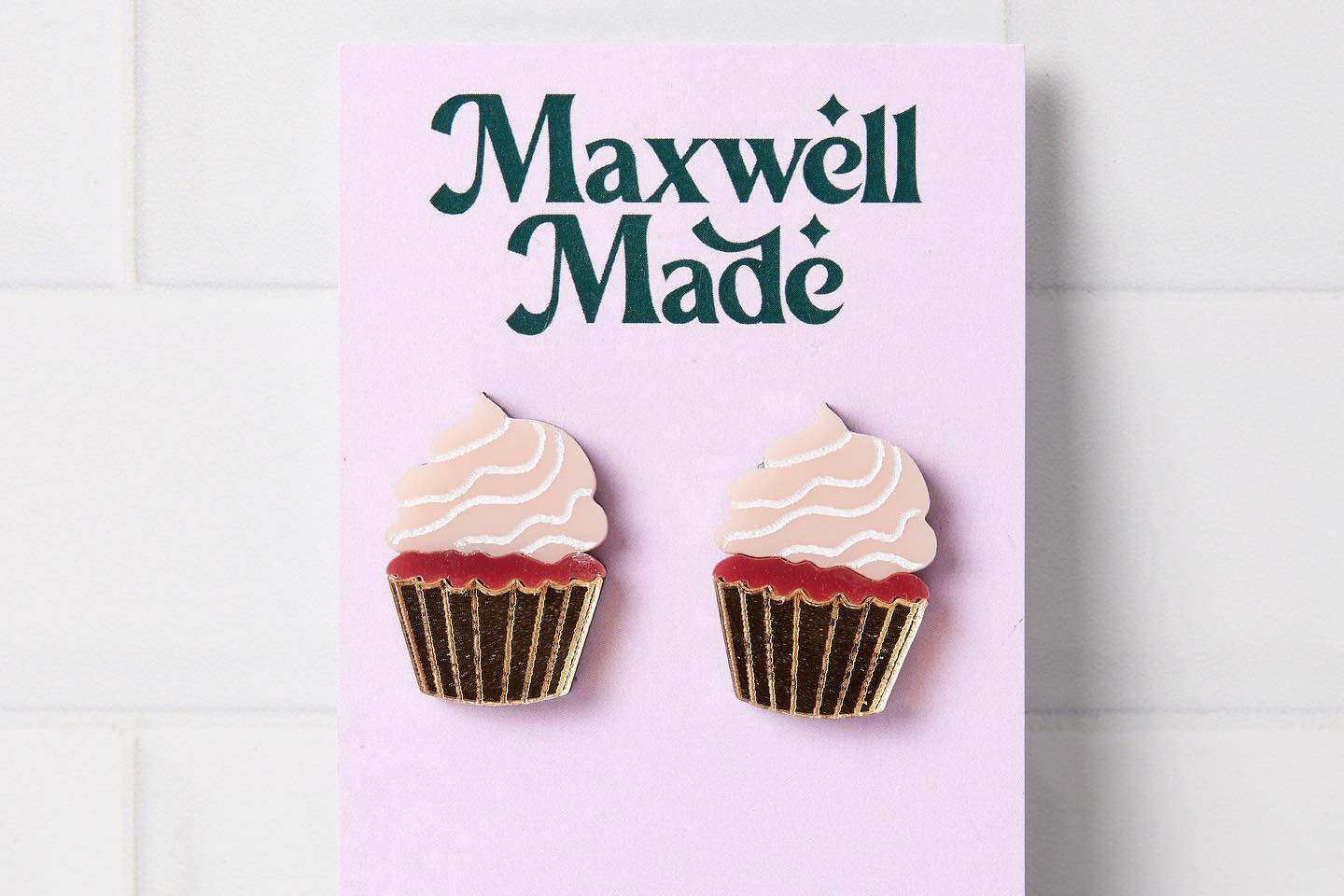 Cupcake Earrings - Maxwell Made