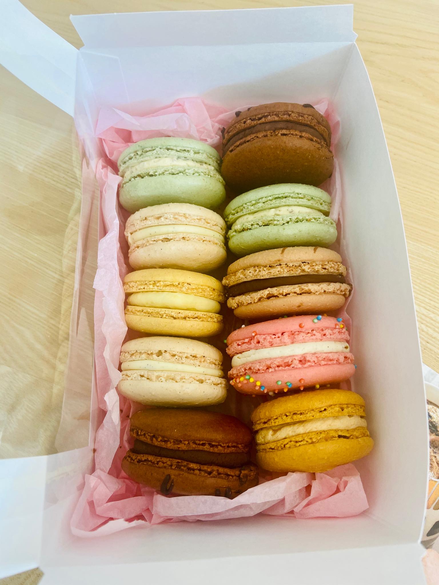 Ten Pack Macarons Gift Box