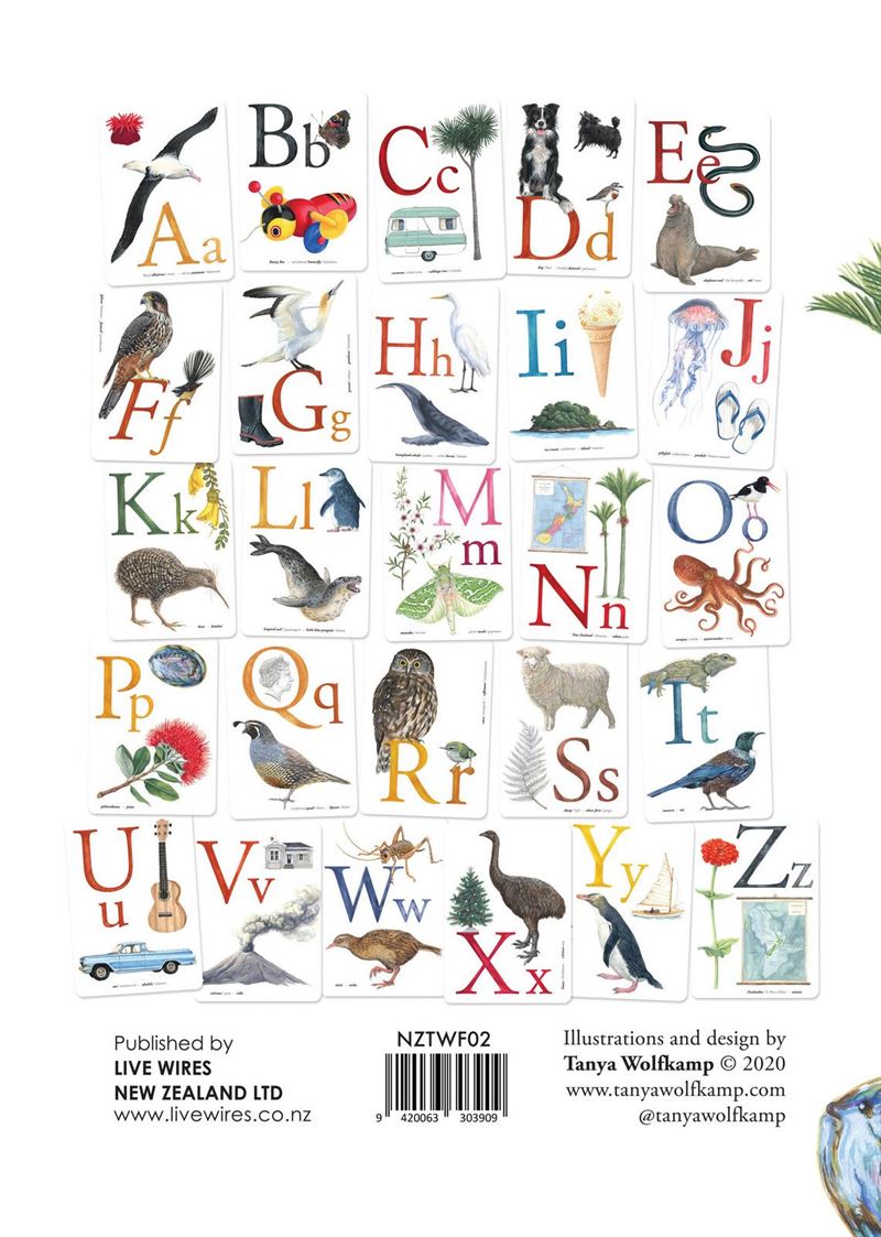 Wolfkamp & Stone - Te Reo ABC - Wall Frieze