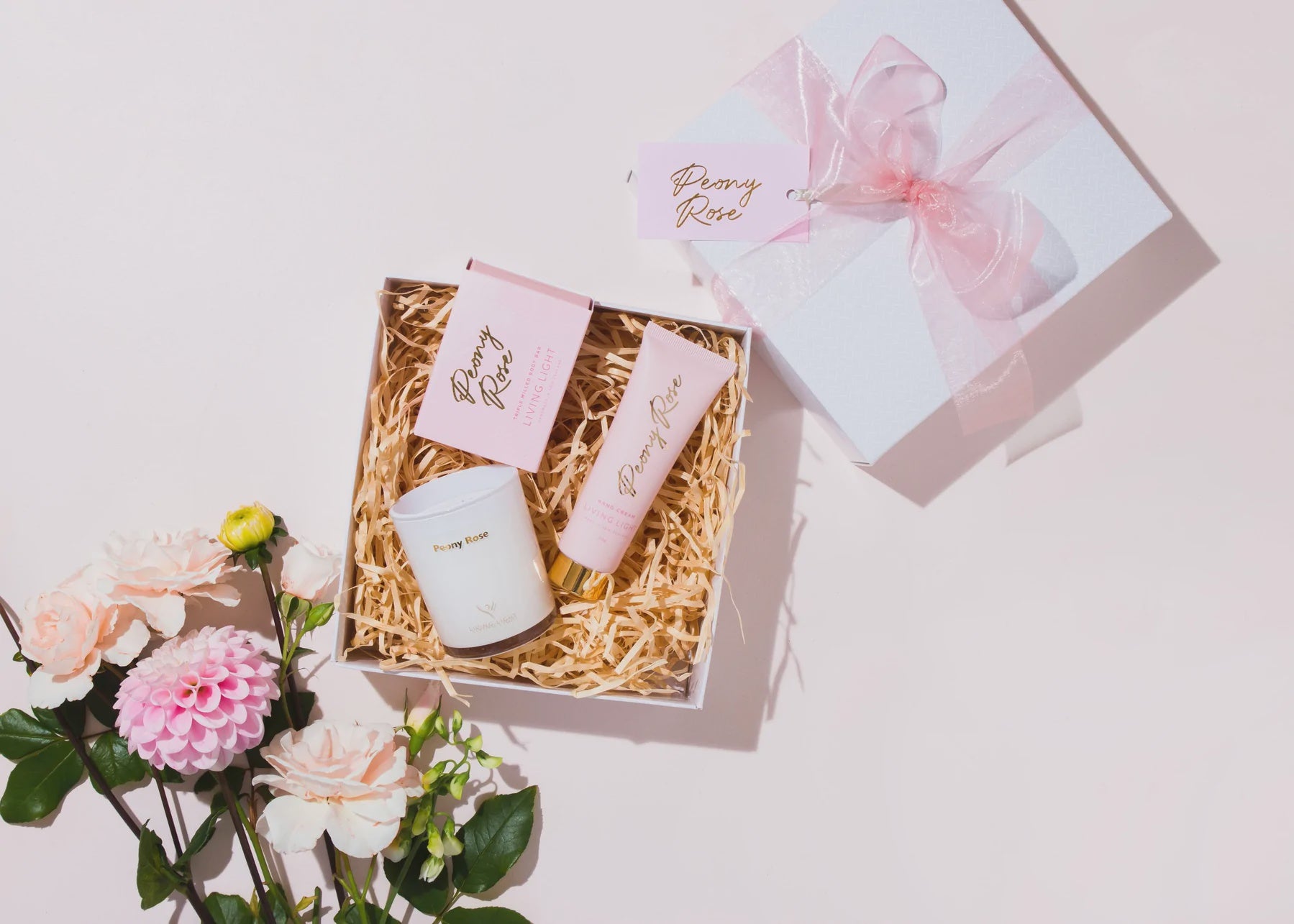 LIVING LIGHT Gift Set -Peony Rose