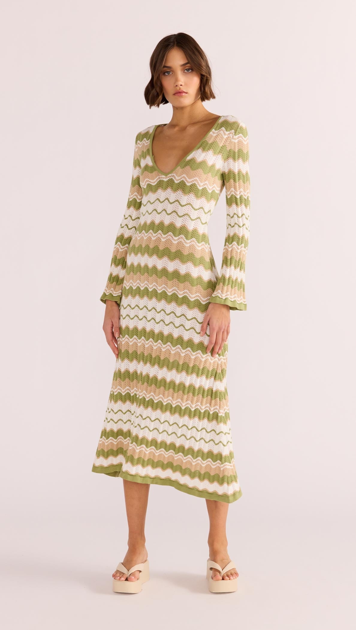 MINK PINK - Melody Knit Midi Dress