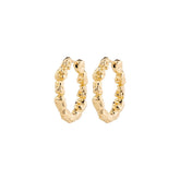 Pilgrim - Tide Recycled Hoop Earrings - Gold Plated