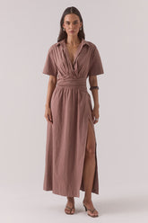 ATLAS DRESS - MOCHA
