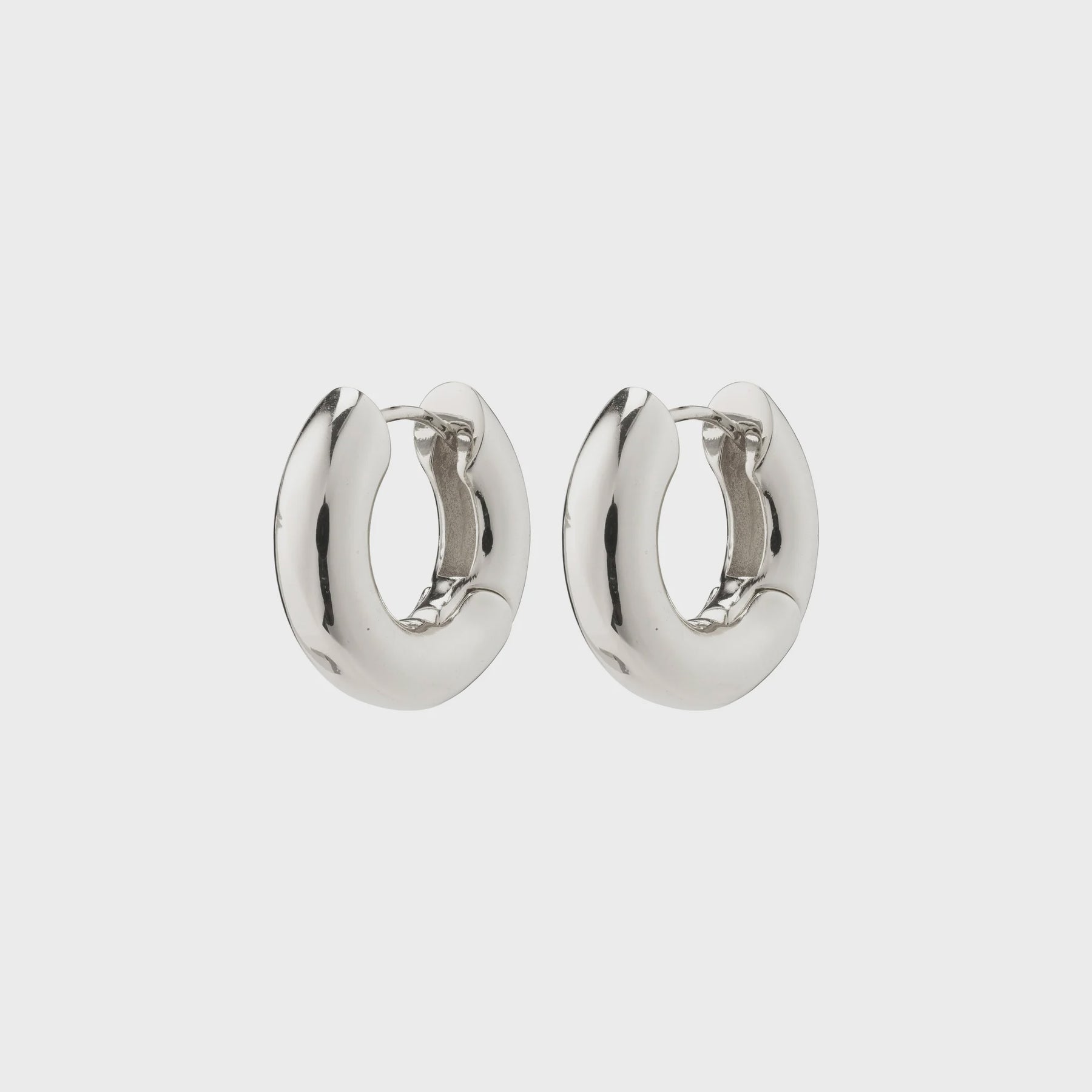 Pilgrim | AICA chunky hoop earrings silver-plated