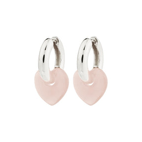 Pilgrim - Kendall Recycled Earrings - Silver Plated - Rose