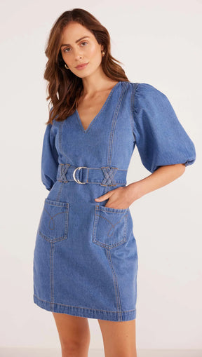 Mink Pink - Payton Denim Mini Dress