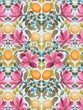 Catherine Marion - Lemons & Magnolia - Tea Towel