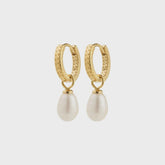 Elliana White Earrings