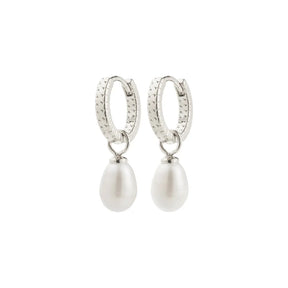 Elliana White Earrings