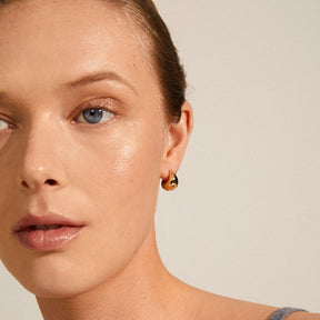 Pilgrim | Alexane Recycled Chunky Mini Hoop Earrings