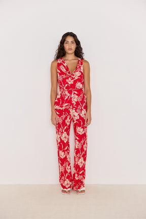 Poppy Pants Red