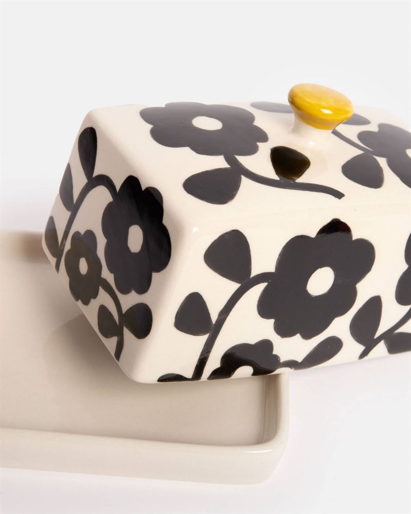 Caroline Gardner - Mono Bloom - Butter Dish