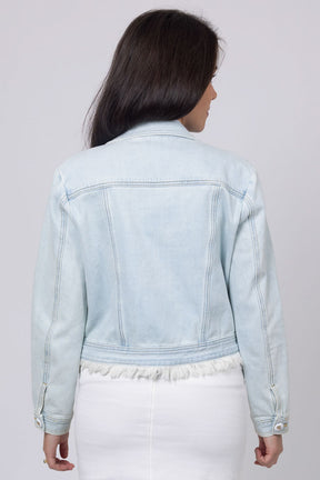 TASHA DENIM JACKET LIGHT BLUE