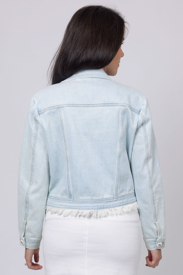TASHA DENIM JACKET LIGHT BLUE