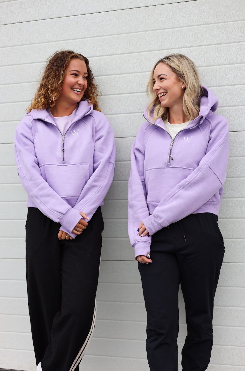 Winnie Cropped Hoodie - Lavender