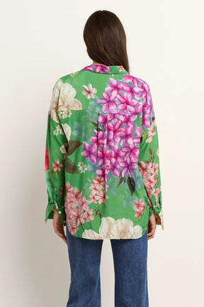 Swipe Apple Floral Oversized Event Shirt