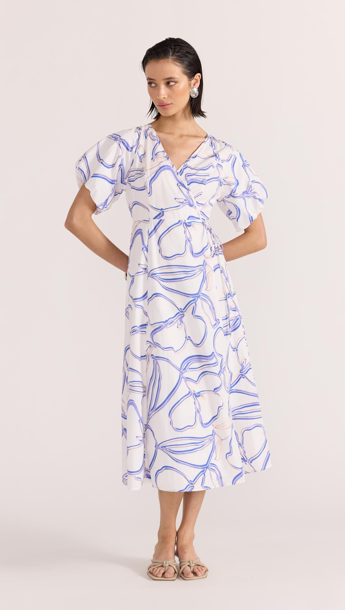 Soraya Wrap Midi Dress