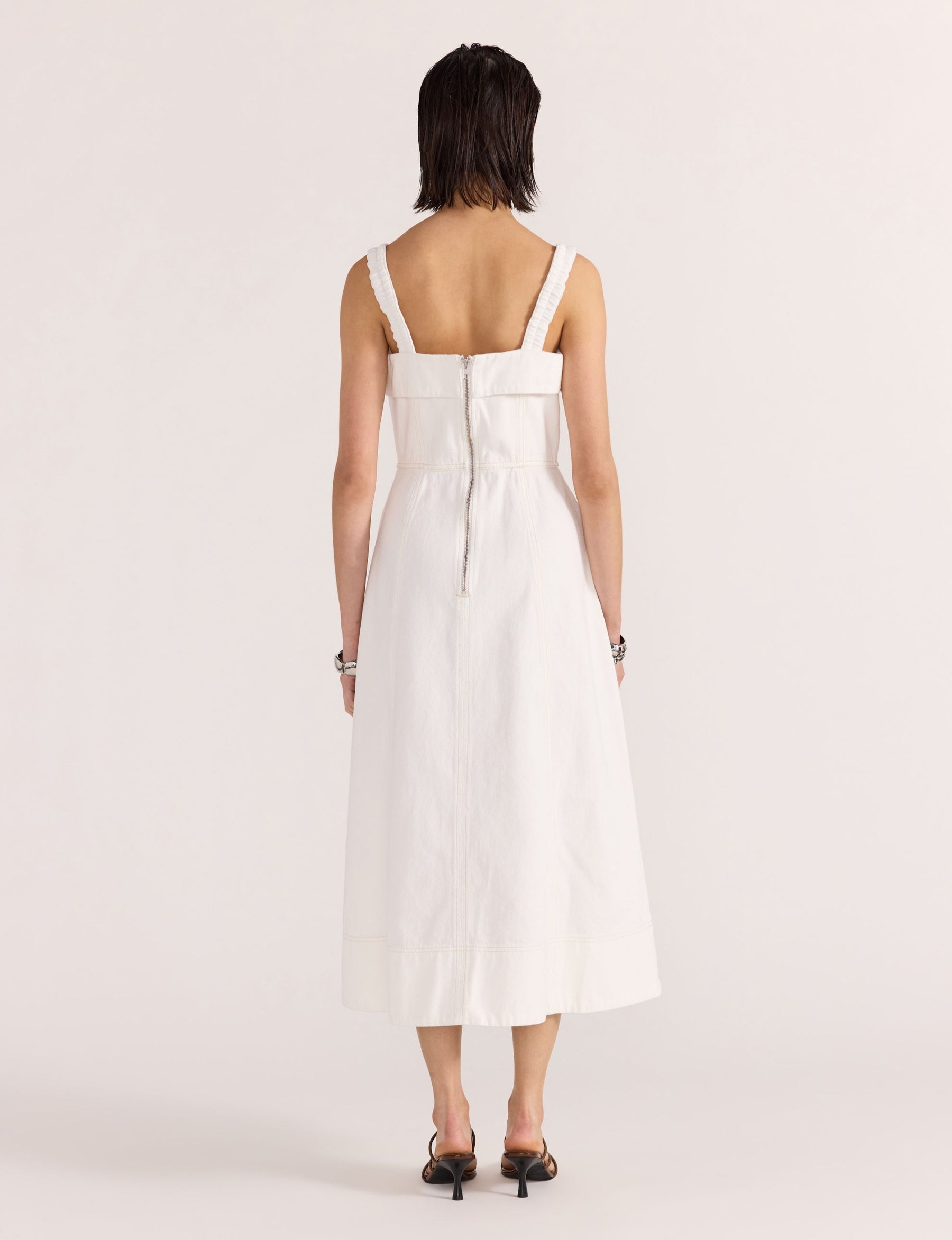 Olympia Denim Sundress