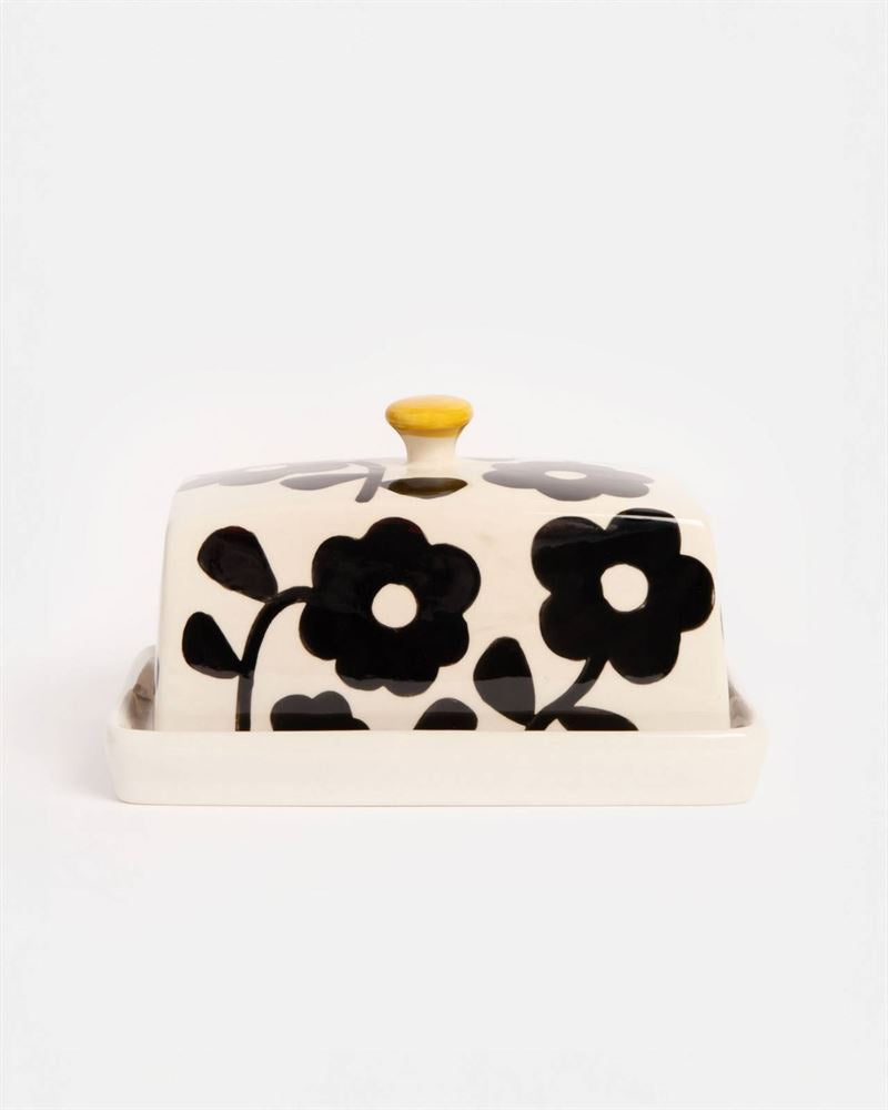 Caroline Gardner - Mono Bloom - Butter Dish