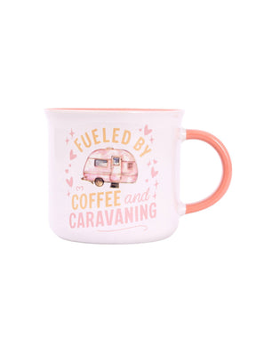 Caravan Fuelled By Coffee Mug
