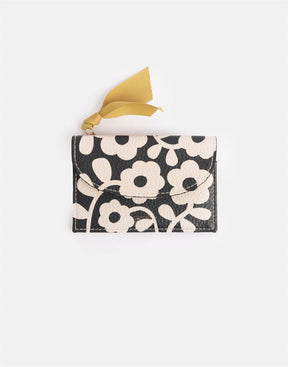 Caroline Gardner - Mono Bloom - Coin Purse & Card Holder