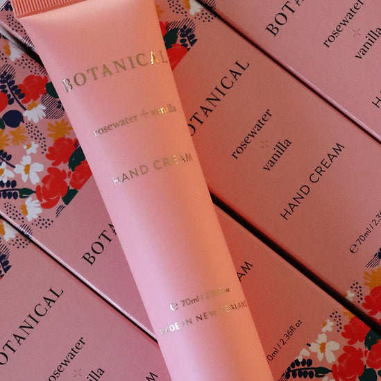 Botanical - Rosewater + Vanilla hand cream 70ml