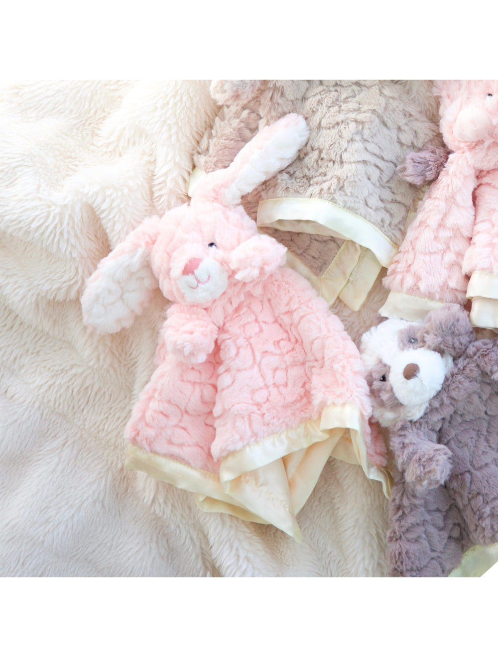 Mary Meyer Nursery Blush Bunny Character Blanket
