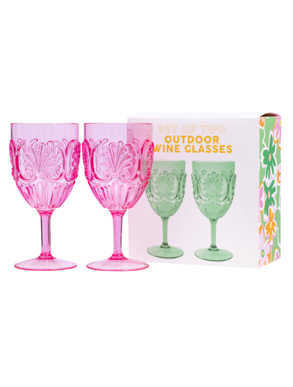 Summer 2pk outdoor wine glasses
