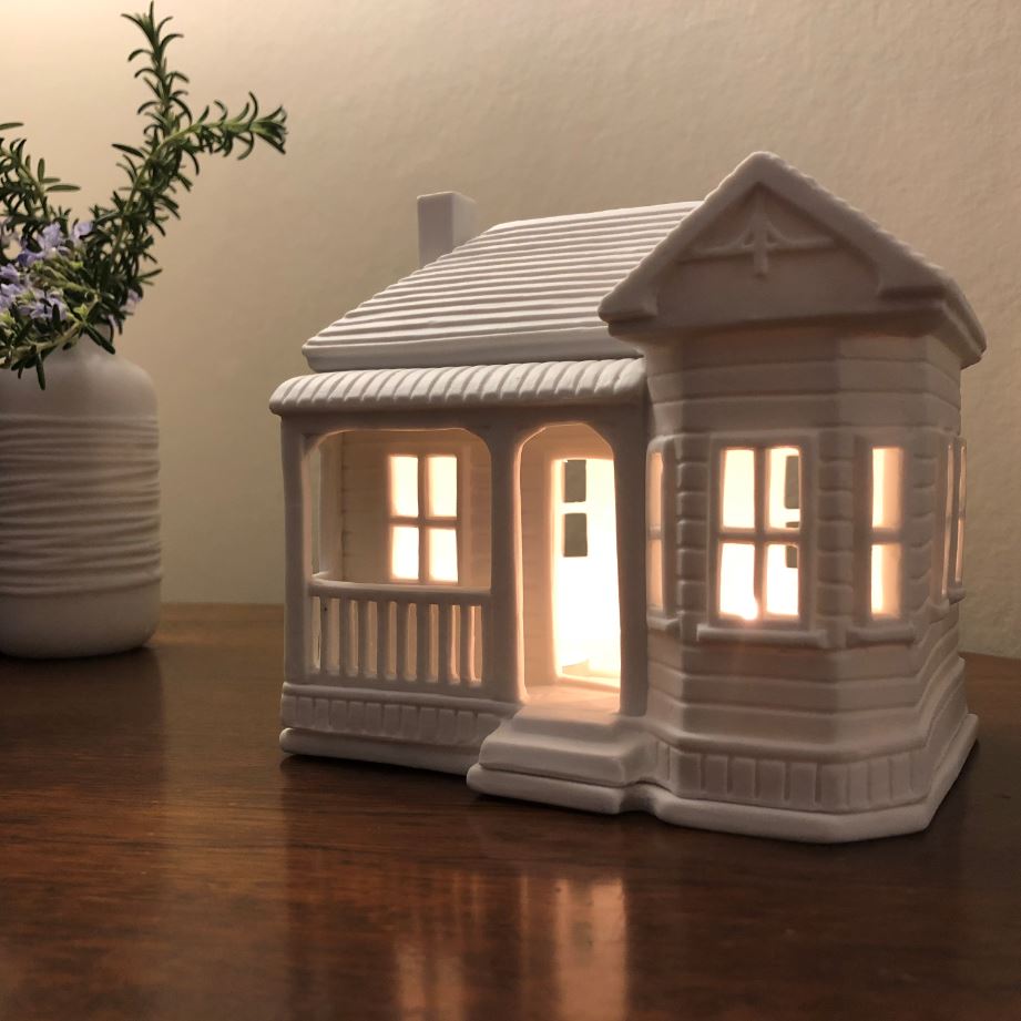 Villa - Porcelain Tealight House