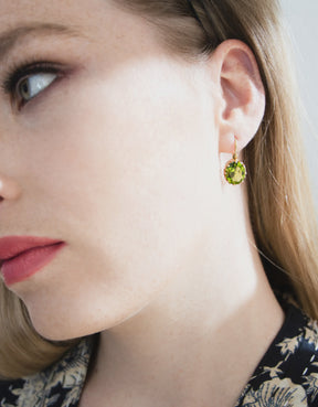 Lime Sorbet Siliver Earrings