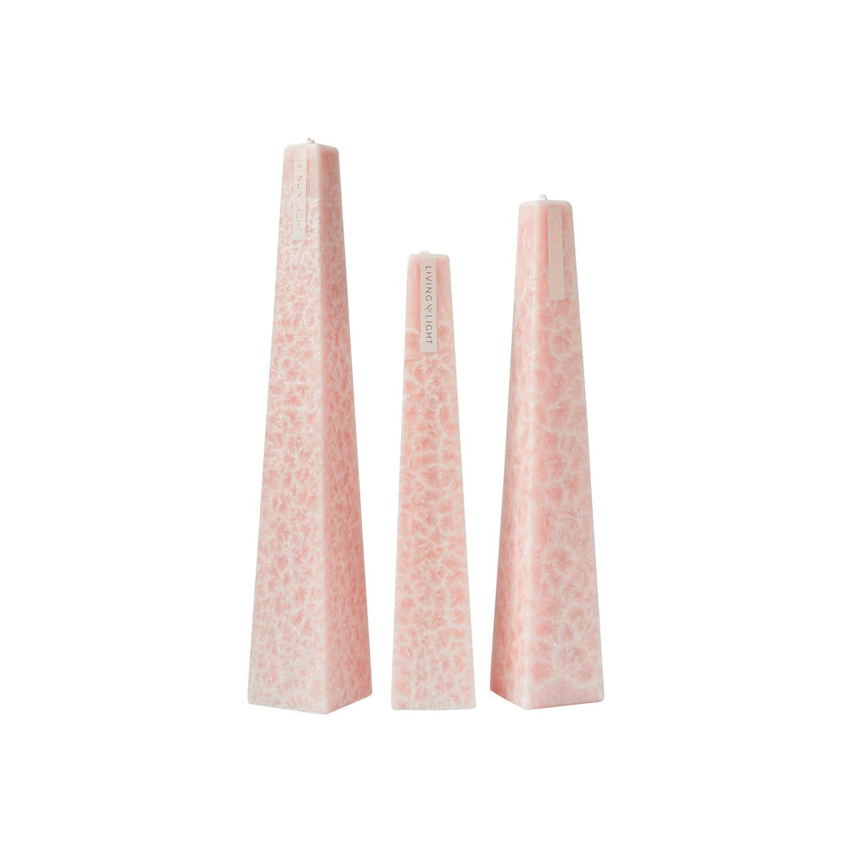 Icicle Candles- Peony Rose